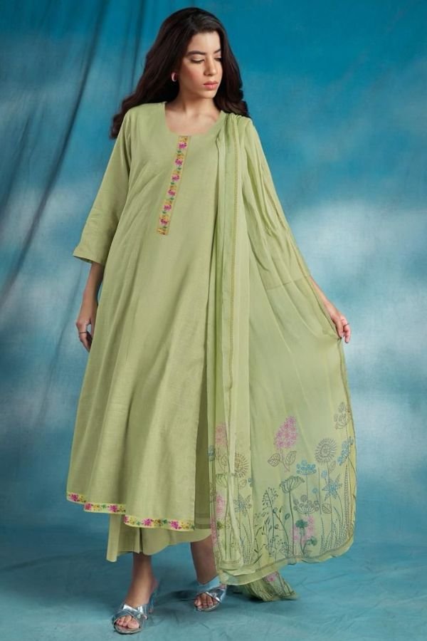 Ganga Fashion Trista S3532 Cotton Linen Salwar Suit S3532-C