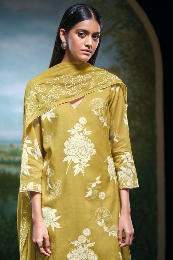 Ganga Fashions Indira S3315 Pure Mal Unstitched Salwar Suit S3315-B