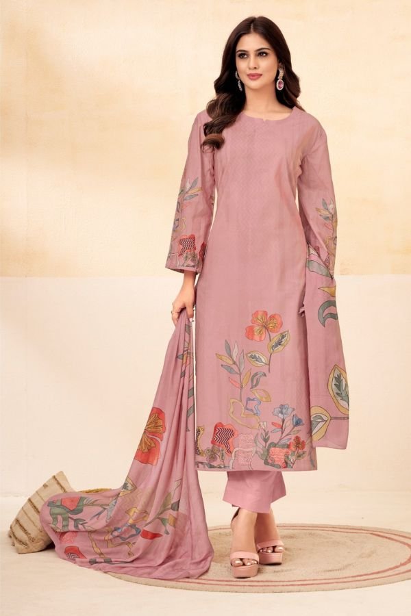 Glossy Simar Raisha Lawn Cotton Printed Salwar Suit 2017-C