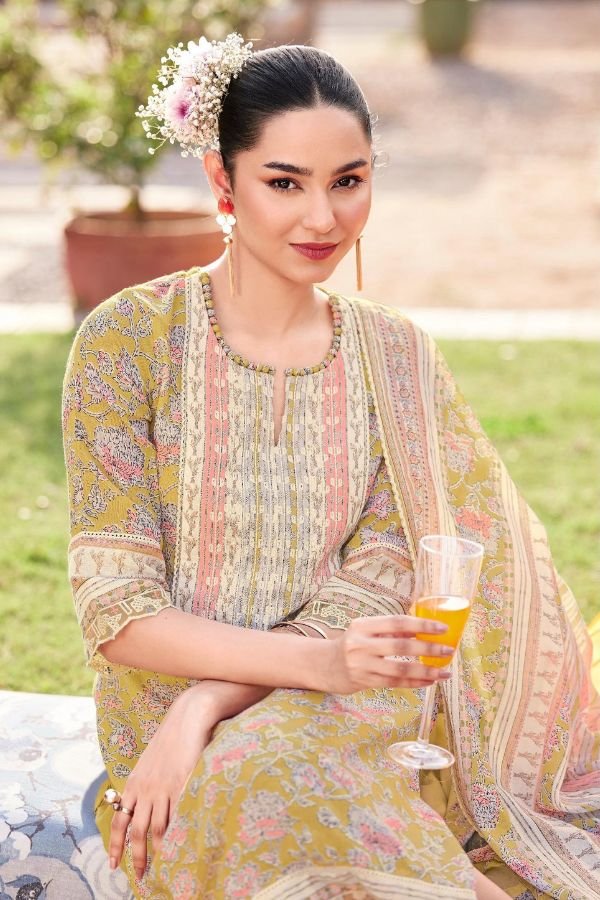 Jay Vijay Prints Bahaar Cotton Unstitched Salwar Suit 10021