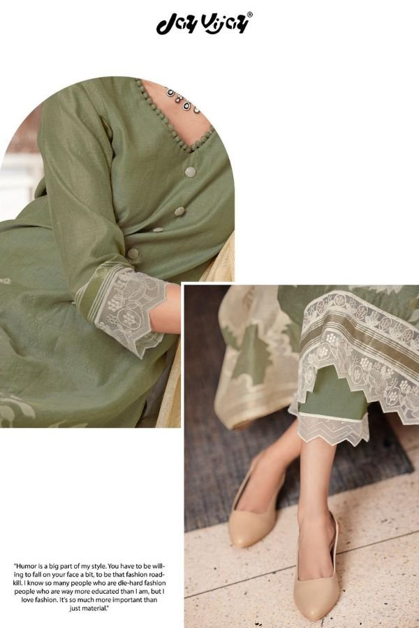 Jay Vijay Prints Chulbul Cotton Unstitched Salwar Suit 10112