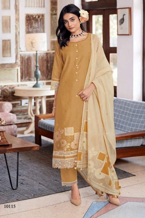 Jay Vijay Prints Chulbul Cotton Unstitched Salwar Suit 10115