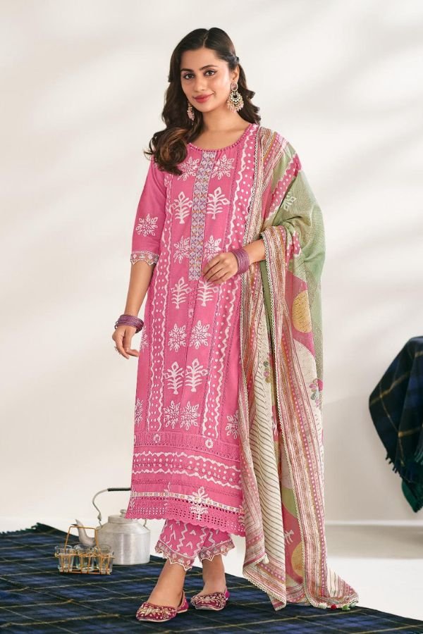 Jay Vijay Prints Gupshap Cotton Unstitched Salwar Suit 10031
