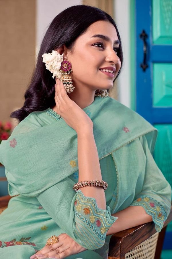 Jay Vijay Prints Hasini Cotton Unstitched Salwar Suit 10074
