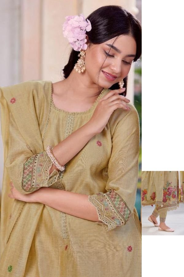 Jay Vijay Prints Hasini Cotton Unstitched Salwar Suit 10076