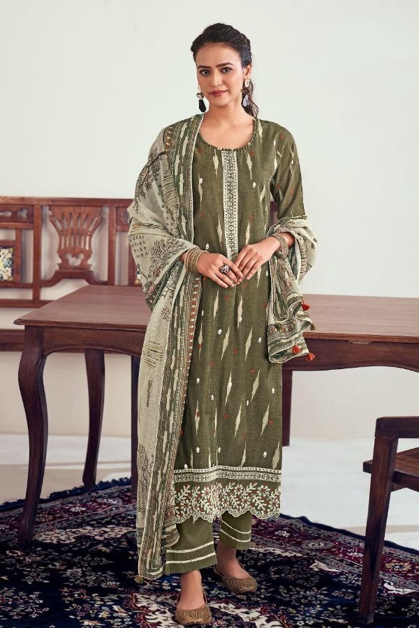 Jay Vijay Prints Iksha Cotton Unstitched Salwar Suit 9915