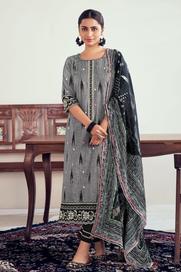 Jay Vijay Prints Iksha Cotton Unstitched Salwar Suit 9916