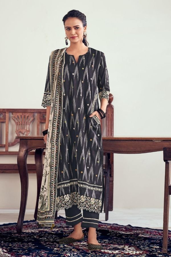 Jay Vijay Prints Iksha Cotton Unstitched Salwar Suit 9917