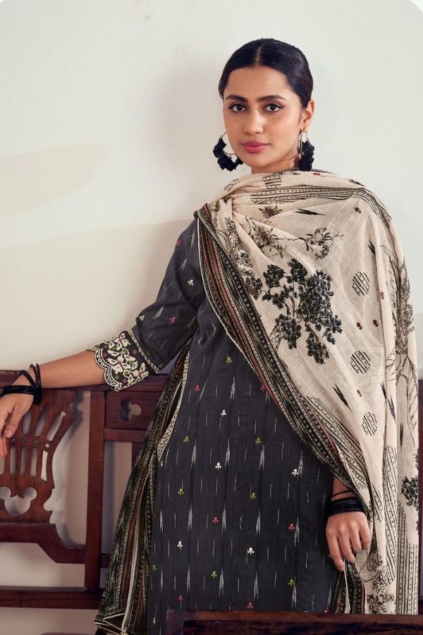 Jay Vijay Prints Iksha Cotton Unstitched Salwar Suit 9912