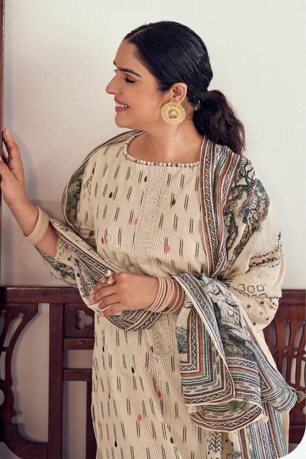 Jay Vijay Prints Iksha Cotton Unstitched Salwar Suit 9913