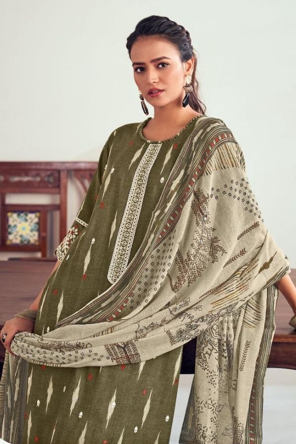 Jay Vijay Prints Iksha Cotton Unstitched Salwar Suit 9915
