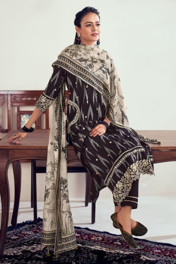 Jay Vijay Prints Iksha Cotton Unstitched Salwar Suit 9917