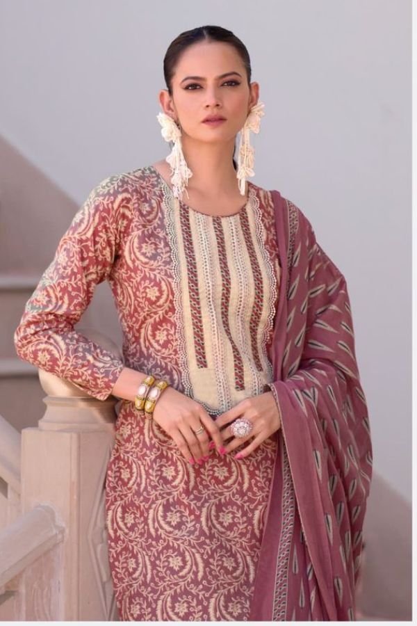 Kaavish Trends Noreen Lawn Cotton Printed Salwar Suit 1461