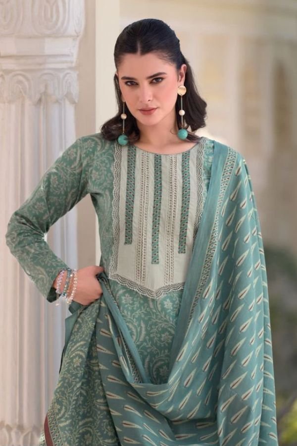 Kaavish Trends Noreen Lawn Cotton Printed Salwar Suit 1464