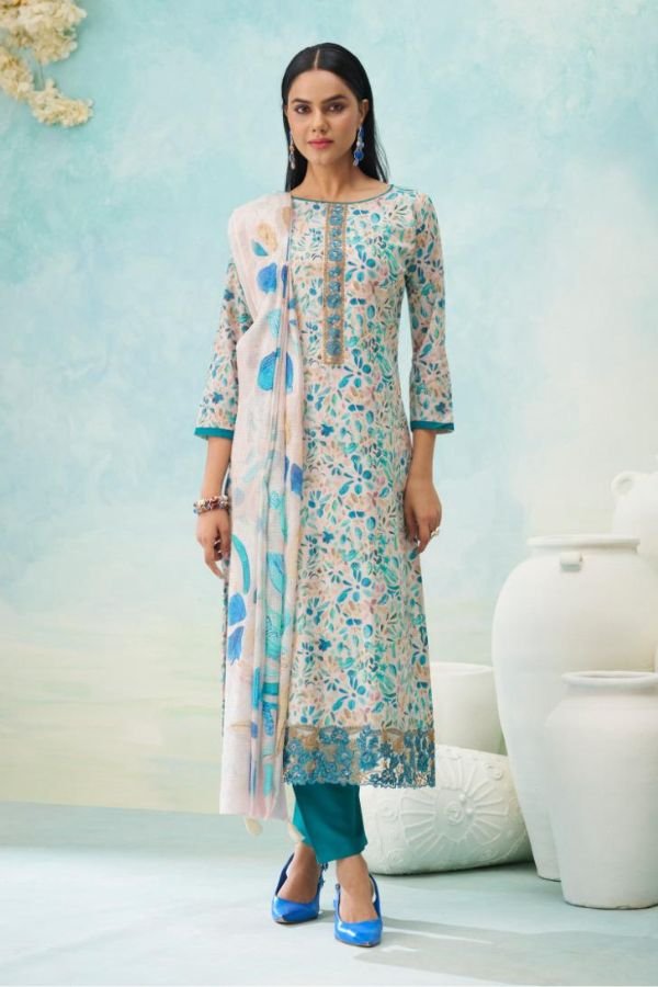 Kesar Karachi Rishta Cotton Printed Salwar Suit 2001