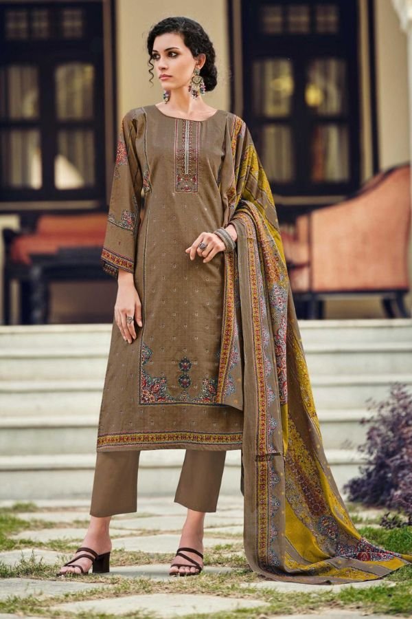 Mumtaz Arts Paradise Cotton ladies Unstitched Suit 102