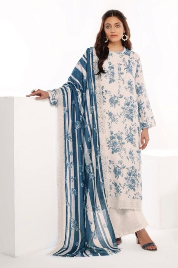 Naariti Jasmine Linen Printed Unstitched Suit AGOG-02