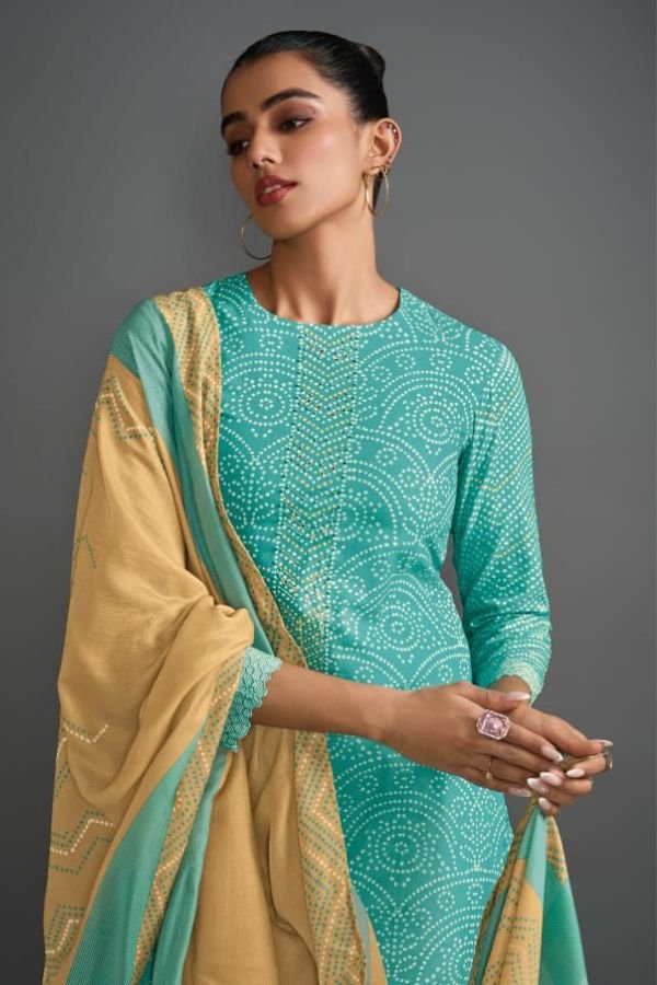 Omtex Glamour Gaze Lawn Cotton Printed Ladies Salwar Suit 7421-C