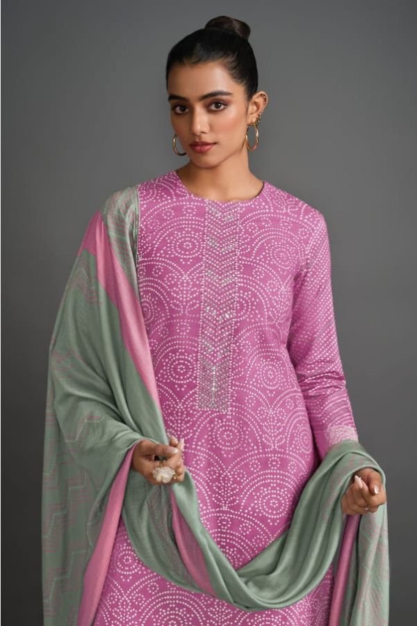 Omtex Glamour Gaze Lawn Cotton Printed Ladies Salwar Suit 7421-D