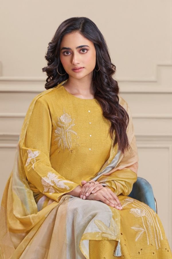 Omtex Khwaish Linen Cotton Ladies Salwar Suit 7201-B