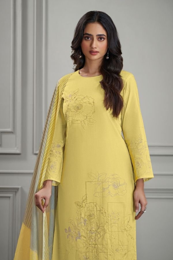 Omtex Sajda Lawn Cotton Printed Ladies Salwar Suit 7271-B