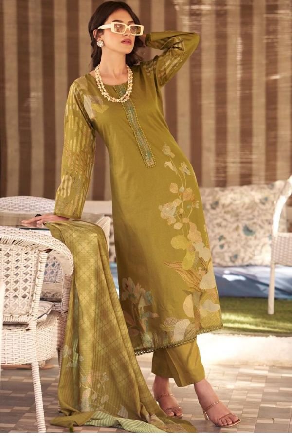 PRM Trendz Libaas Lawn Cotton Unstitched Salwar Suit 12093