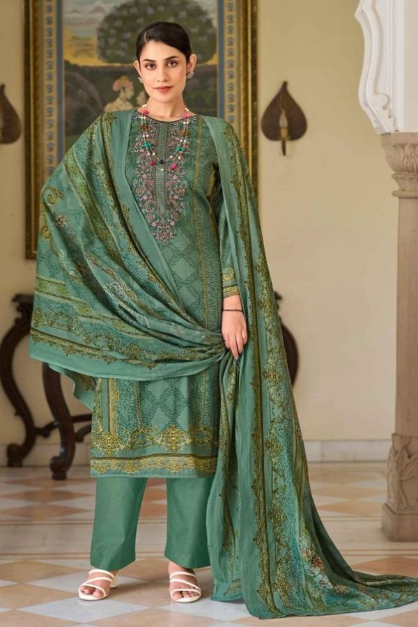 Riaz Arts Surbhi Pure Karachi Lawn Cambric Printed Salwar Suit 1002