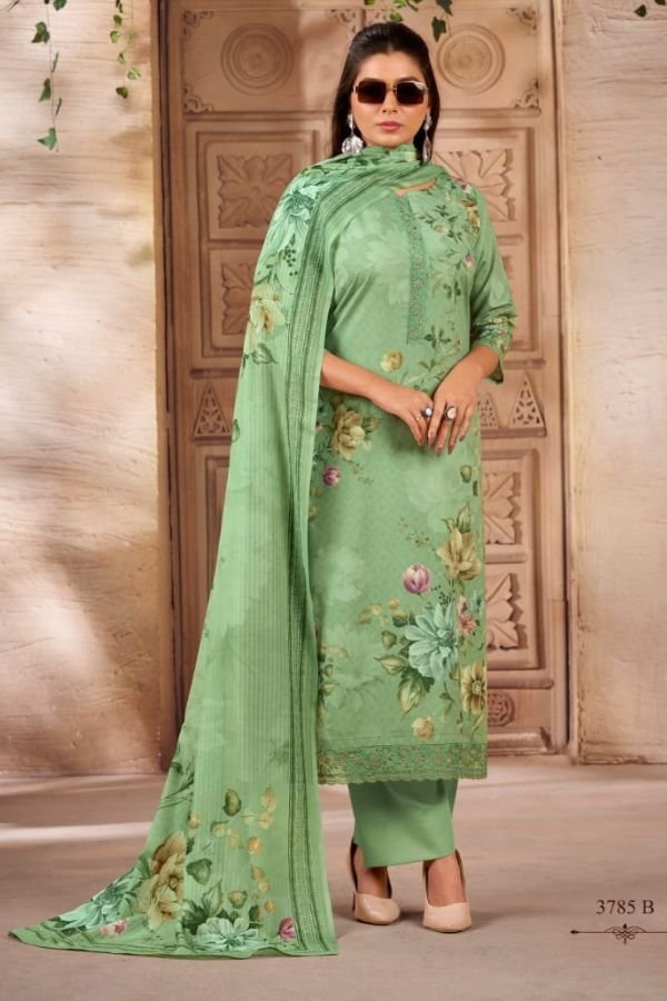 Rivaa Rashmika Cotton Printed Summer Salwar Suit 3785-B