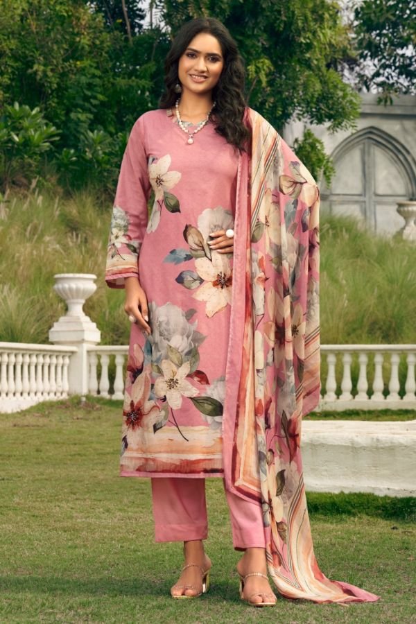 Rupali Fashion Flowerish Camric Ladies Salwar Suit 1502