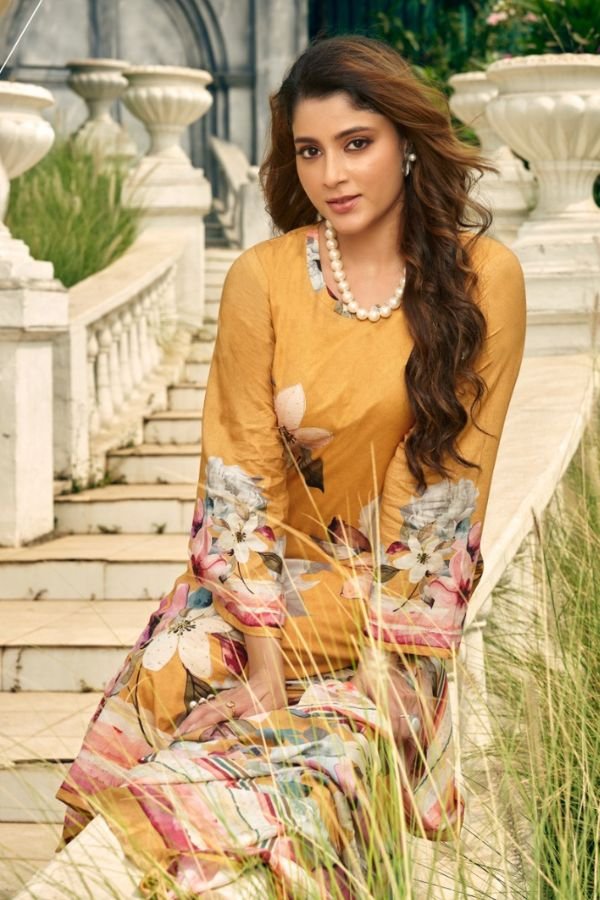 Rupali Fashion Flowerish Camric Ladies Salwar Suit 1504