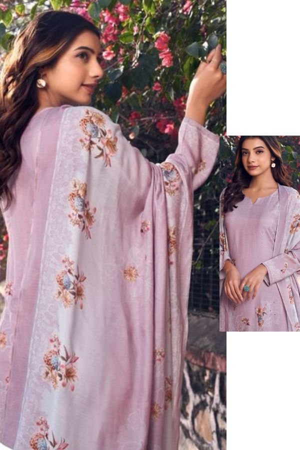 Rupali Fashion Flowery Muslin Printed Salwar Suit 1203