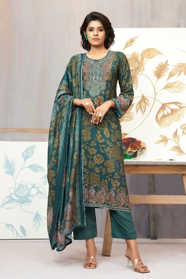 Rupali Fashion Gulnaaz Vol 3 Muslin Printed Salwar Suit 1501