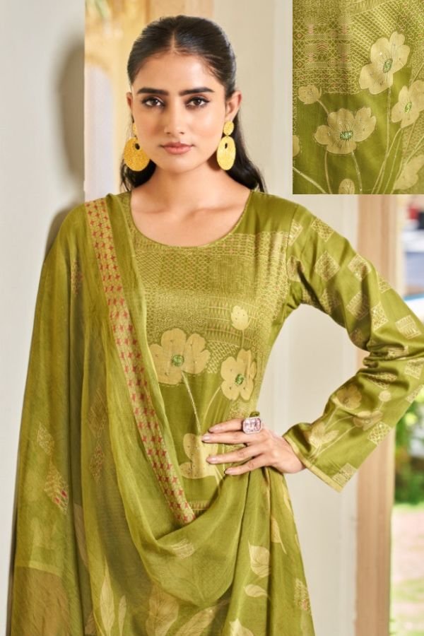 Rupali Fashion Mayuri Jaam Satin Printed Salwar Suit 9103