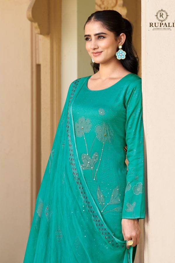 Rupali Fashion Mayuri Jaam Satin Printed Salwar Suit 9104