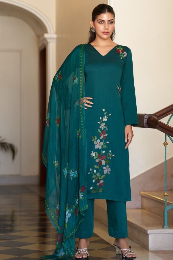 Rupali Fashion Mihika Jaam Satin Ladies Salwar Suit 1305