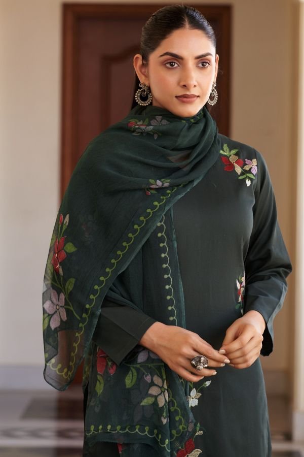 Rupali Fashion Mihika Jaam Satin Ladies Salwar Suit 1304