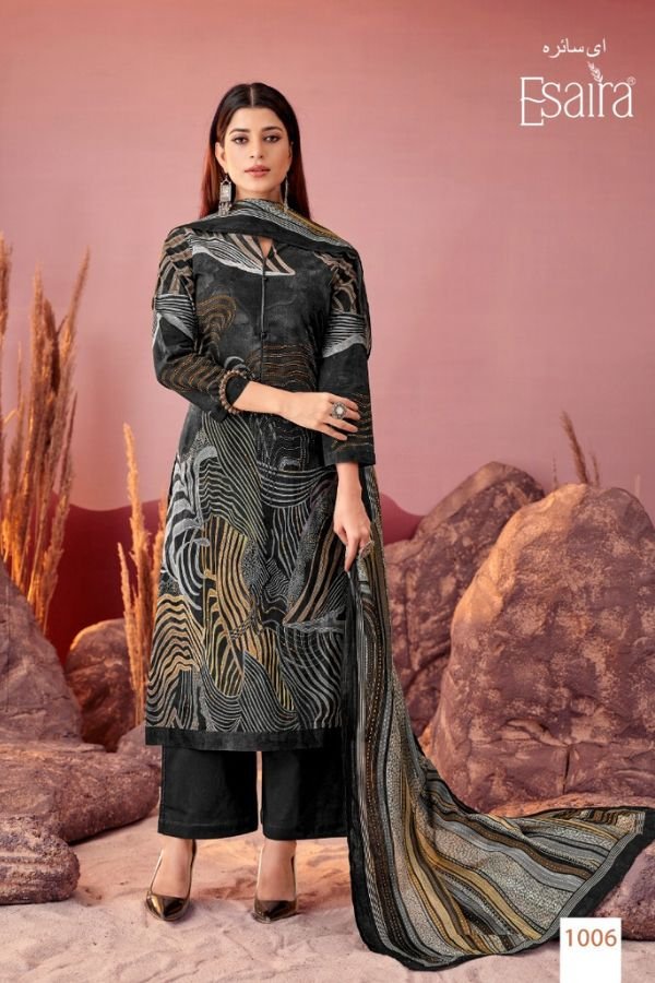 Sahiba Esta Esaira Belona Cotton Cambric Salwar Suit 1006