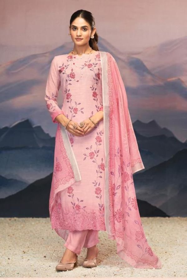 Sargam Prints Sanvi Linen Printed Ladies Salwar Suit 2656 A