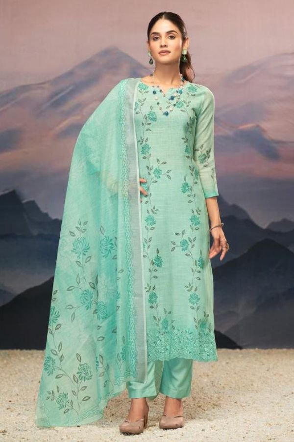 Sargam Prints Sanvi Linen Printed Ladies Salwar Suit 2656 C