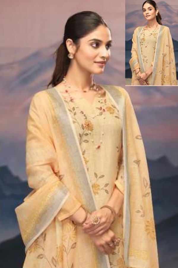 Sargam Prints Sanvi Linen Printed Ladies Salwar Suit 2656 B