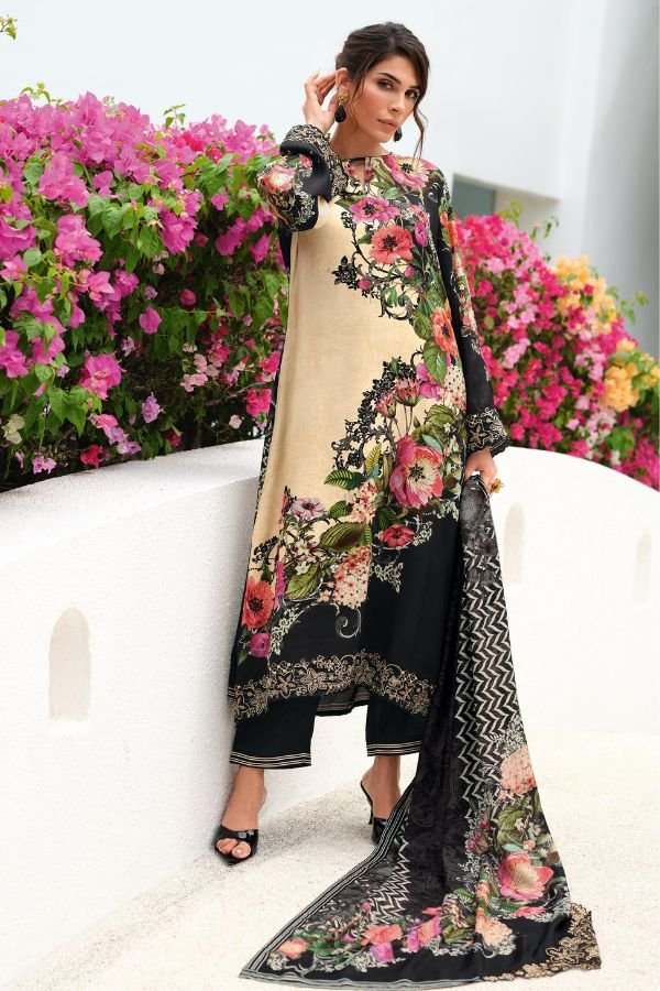Varsha Fashions Tabeer Muslin Salwar Suits TB-04