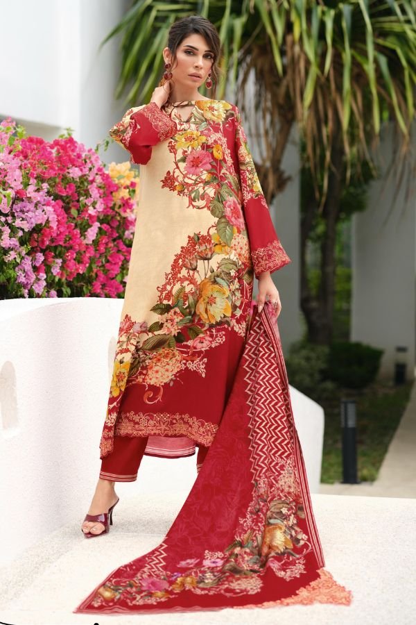 Varsha Fashions Tabeer Muslin Salwar Suits TB-01