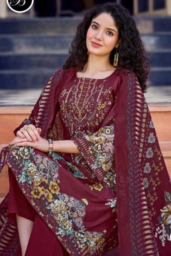 Belliza Designer Studio Naira Vol-105 Cotton Printed Suit 843-002