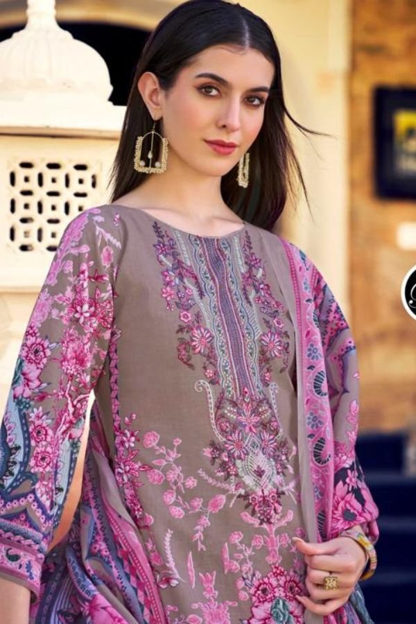 Belliza Designer Studio Naira Vol-105 Cotton Printed Suit 843-004