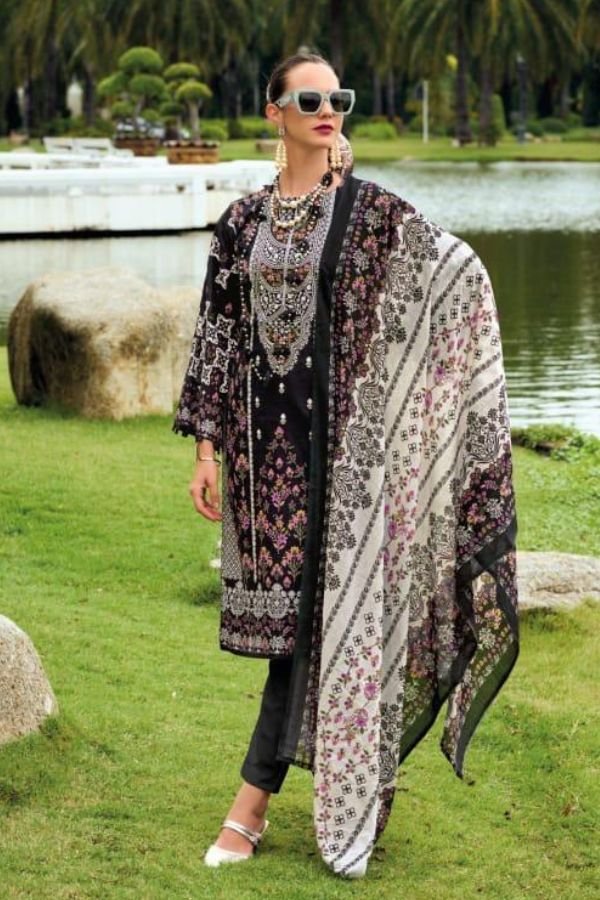 Belliza Designer Studio Naira Vol-108 Cotton Suit 1047-001