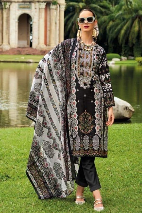 Belliza Designer Studio Naira Vol-108 Cotton Suit 1047-008