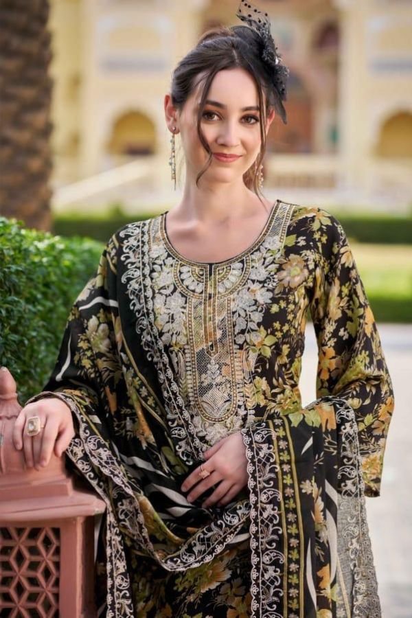 Belliza Designer Studio Tanaya Rayon Ladies Suit 852-002