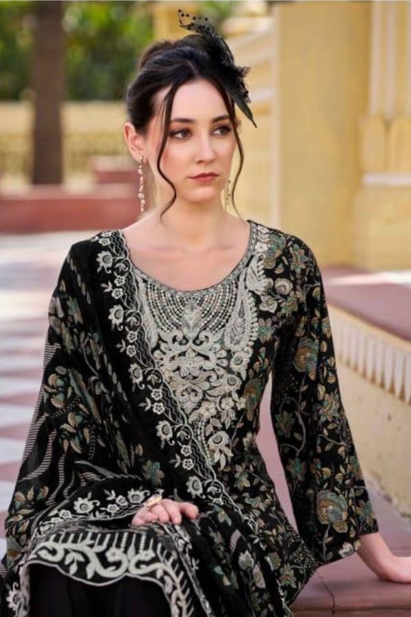 Belliza Designer Studio Tanaya Rayon Ladies Suit 852-004