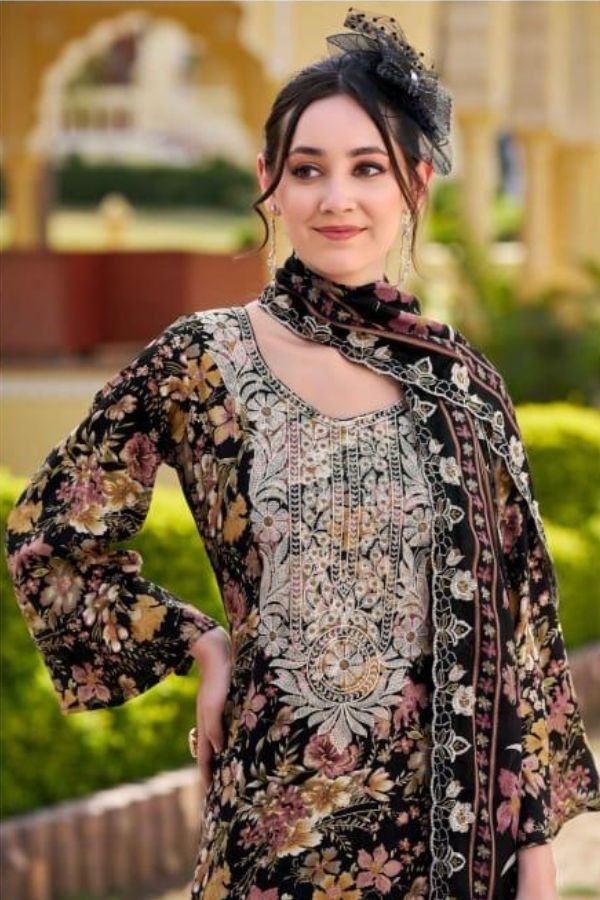 Belliza Designer Studio Tanaya Rayon Ladies Suit 852-005