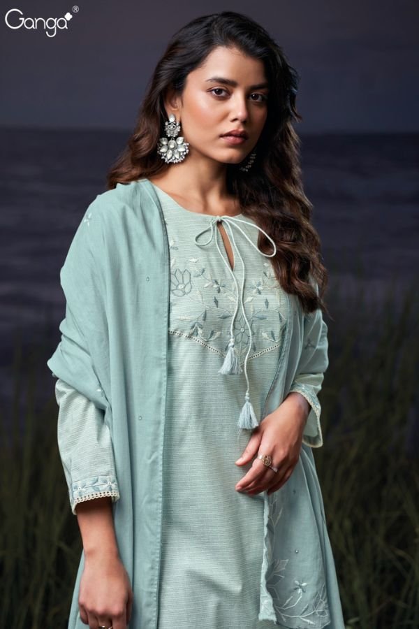 Ganga Fashion Aavreen S3525 Cotton Ladies Salwar Suit S3525-C
